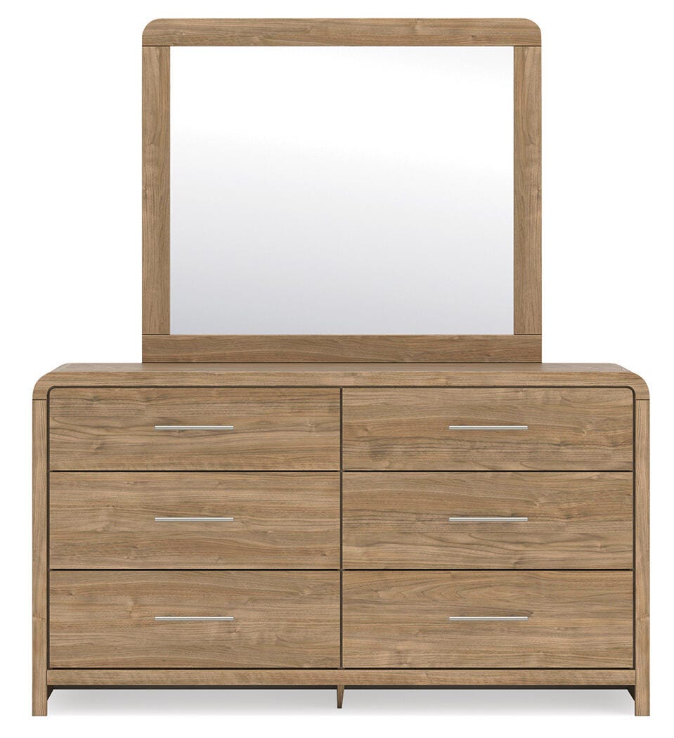 Gramburg Queen Panel Bed, Dresser and Mirror
