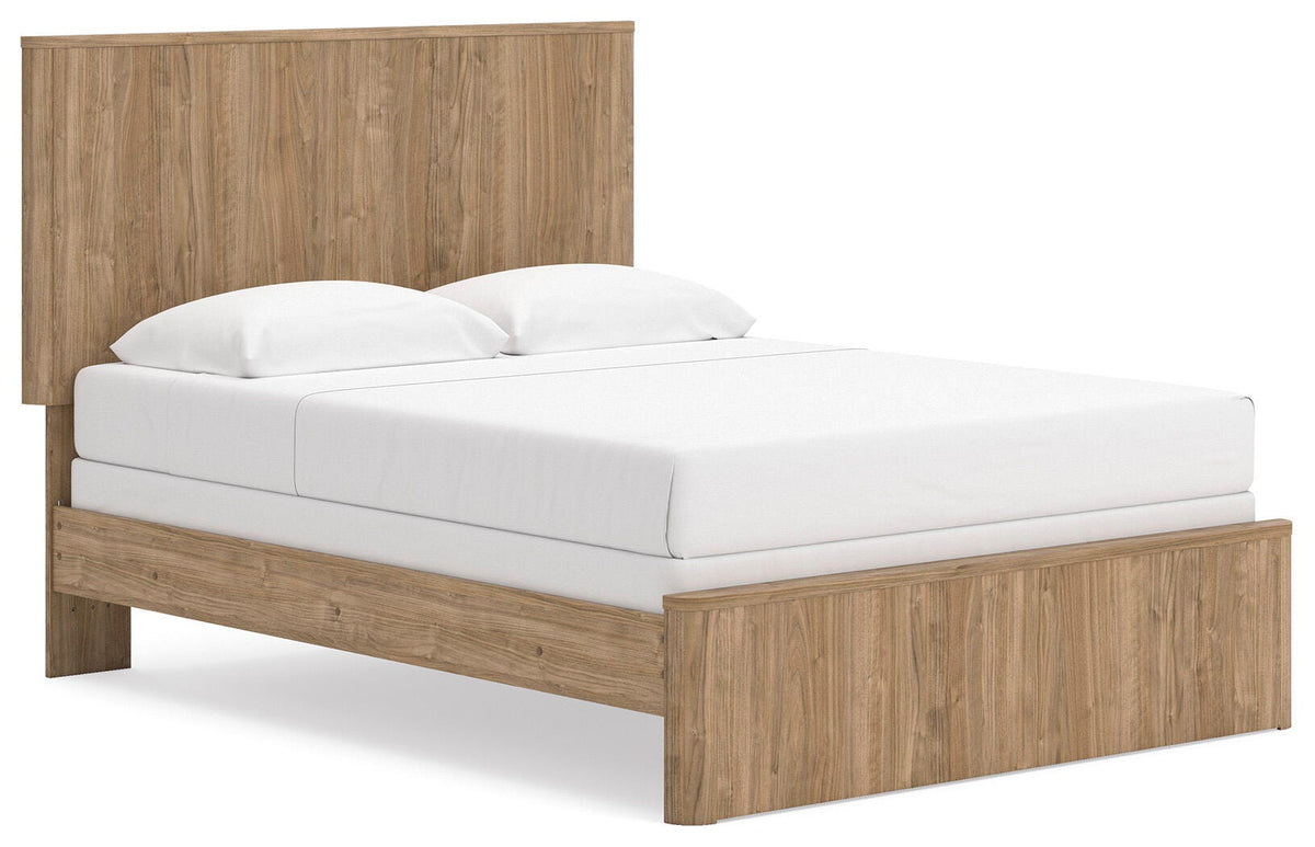 Gramburg Queen Panel Bed, Dresser and Mirror