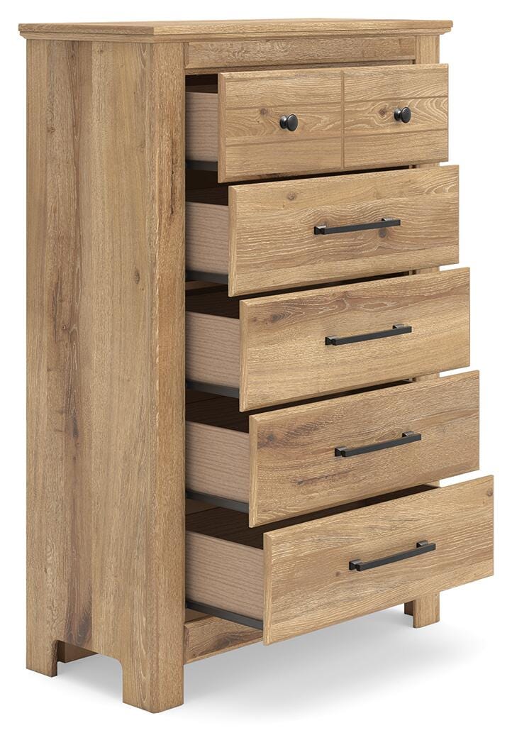 Makidern Five Drawer Chest