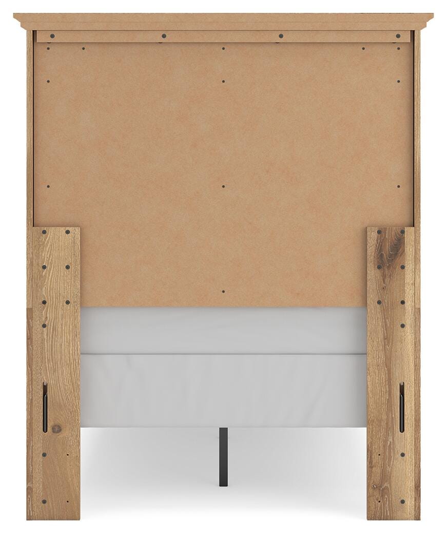 Makidern Twin Panel Bed, Dresser and Mirror