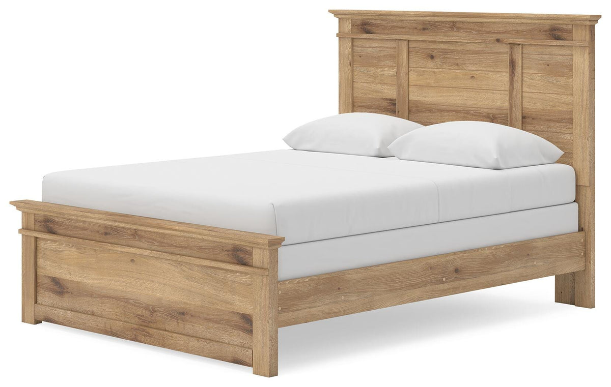 Makidern Queen Panel Bed, Dresser and Mirror