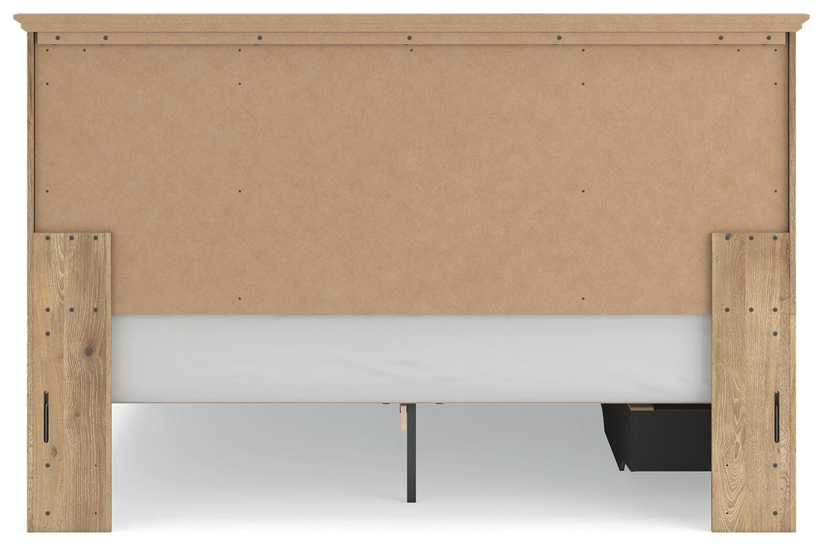 Makidern King Panel Storage Bed