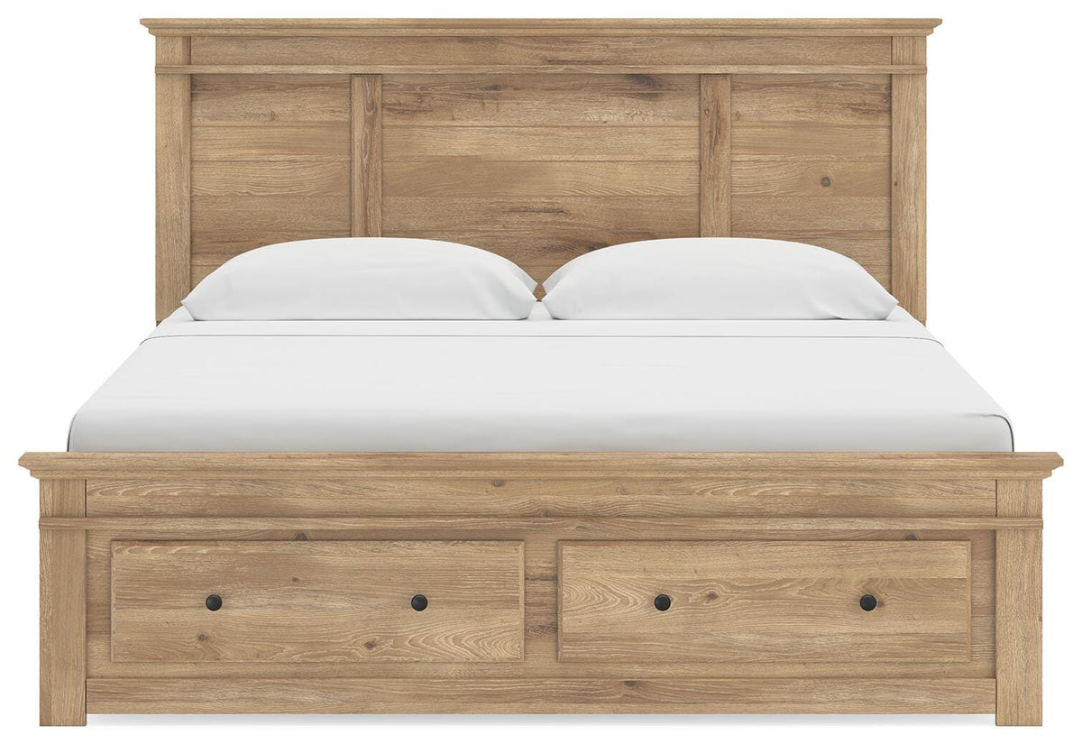 Makidern King Panel Storage Bed