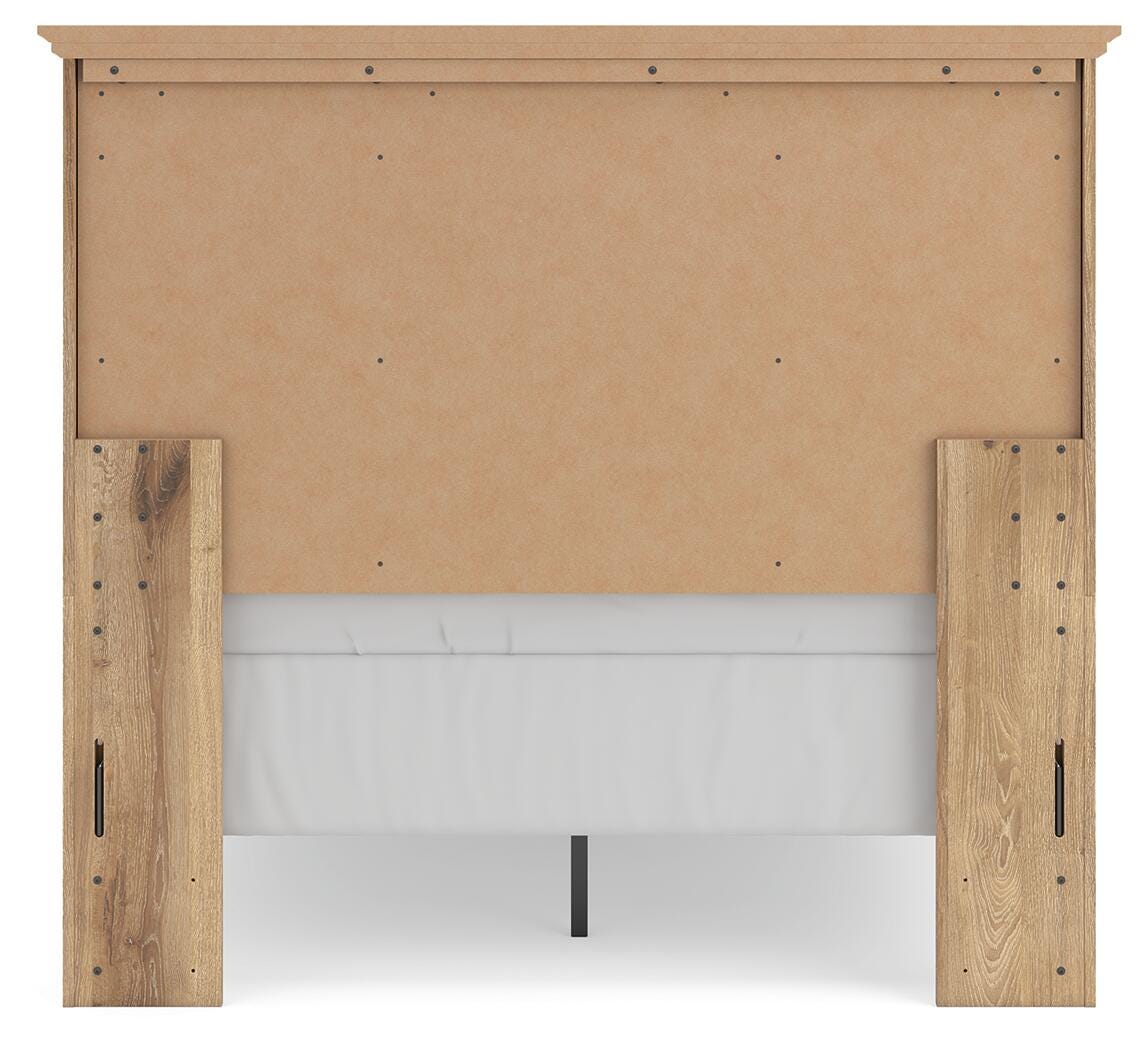Makidern Full Panel Bed, Dresser and Mirror