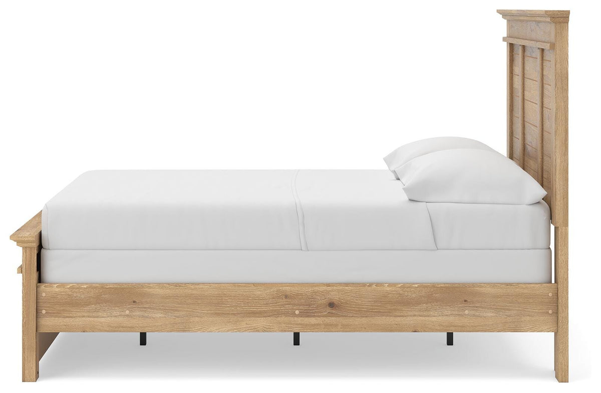 Makidern Full Panel Bed, Dresser and Mirror