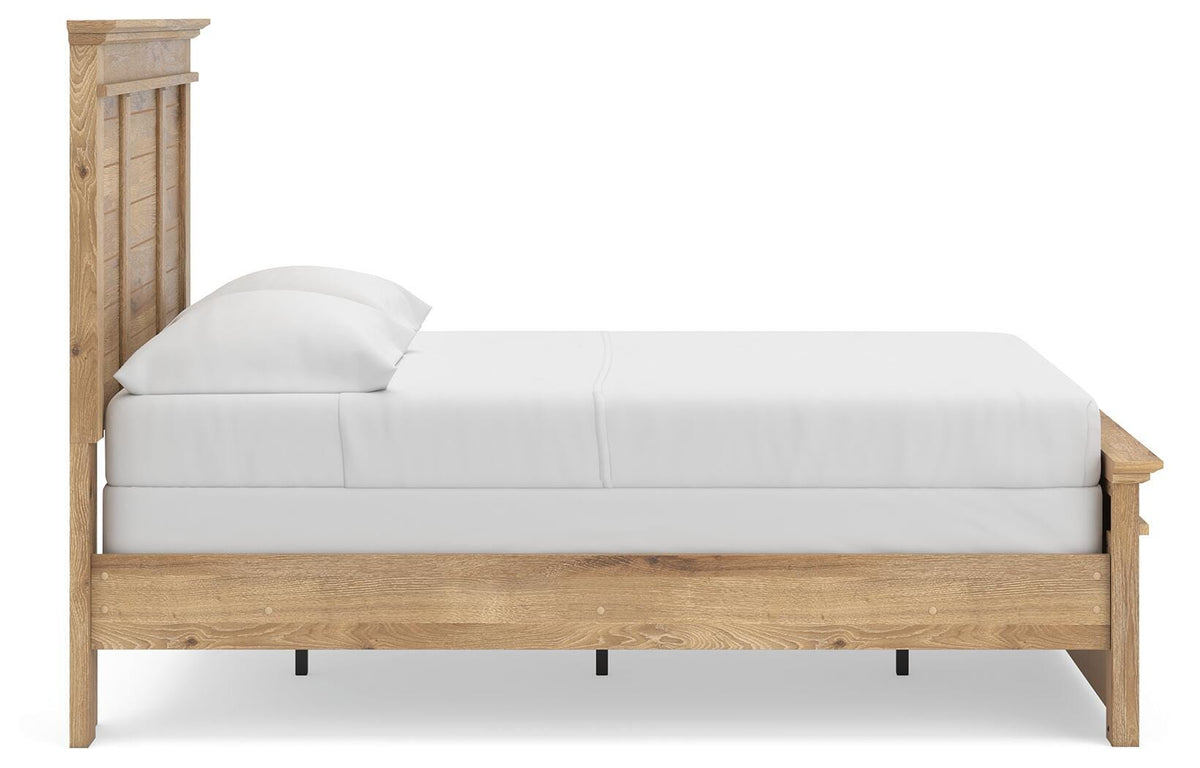 Makidern Full Panel Bed, Dresser and Mirror