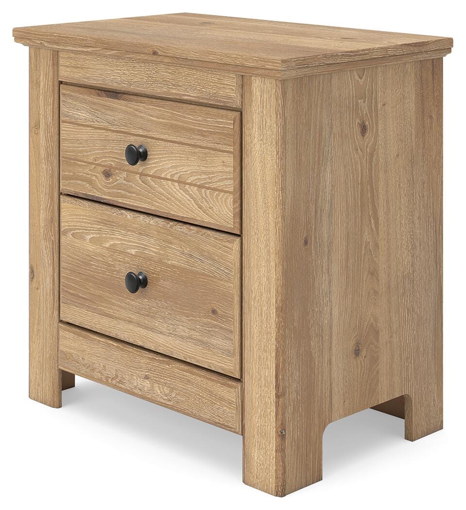 Makidern Two Drawer Night Stand