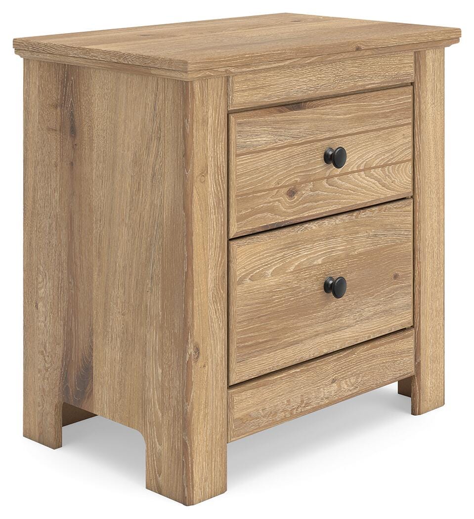 Makidern Two Drawer Night Stand