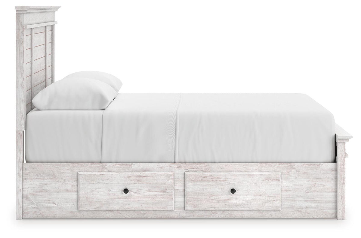 Makidern Queen Panel Storage Bed