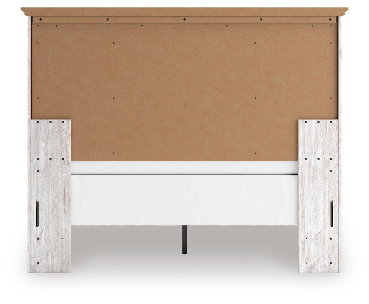 Makidern Queen Panel Bed, Dresser, Mirror and Nightstand