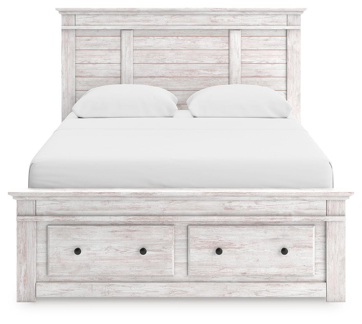 Makidern Queen Panel Storage Bed