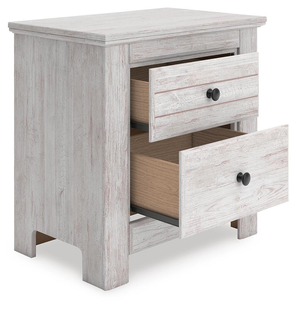 Makidern Queen Panel Bed, Dresser, Mirror and Nightstand