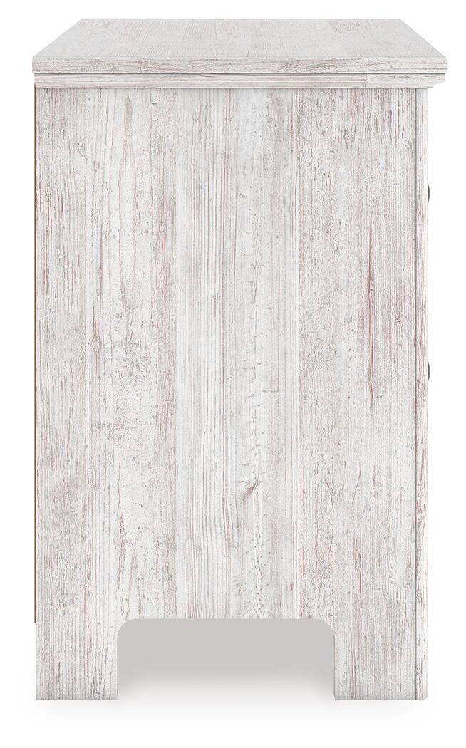 Makidern Queen Panel Bed, Dresser, Mirror and Nightstand