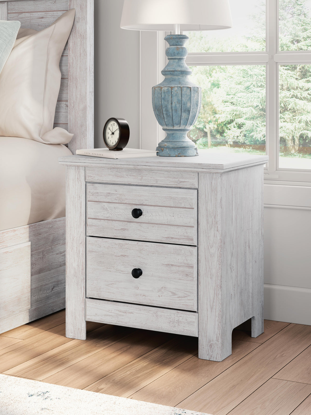 Makidern Two Drawer Night Stand