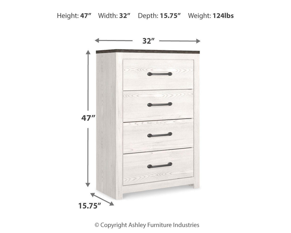 Gerridan Dresser, Mirror, Chest and Nightstand