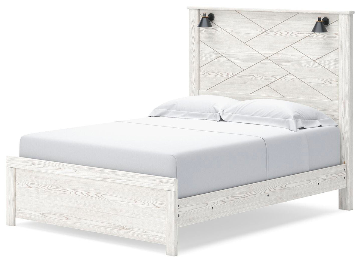 Gerridan Queen Panel Bed, Dresser, Mirror, Chest and Nightstand