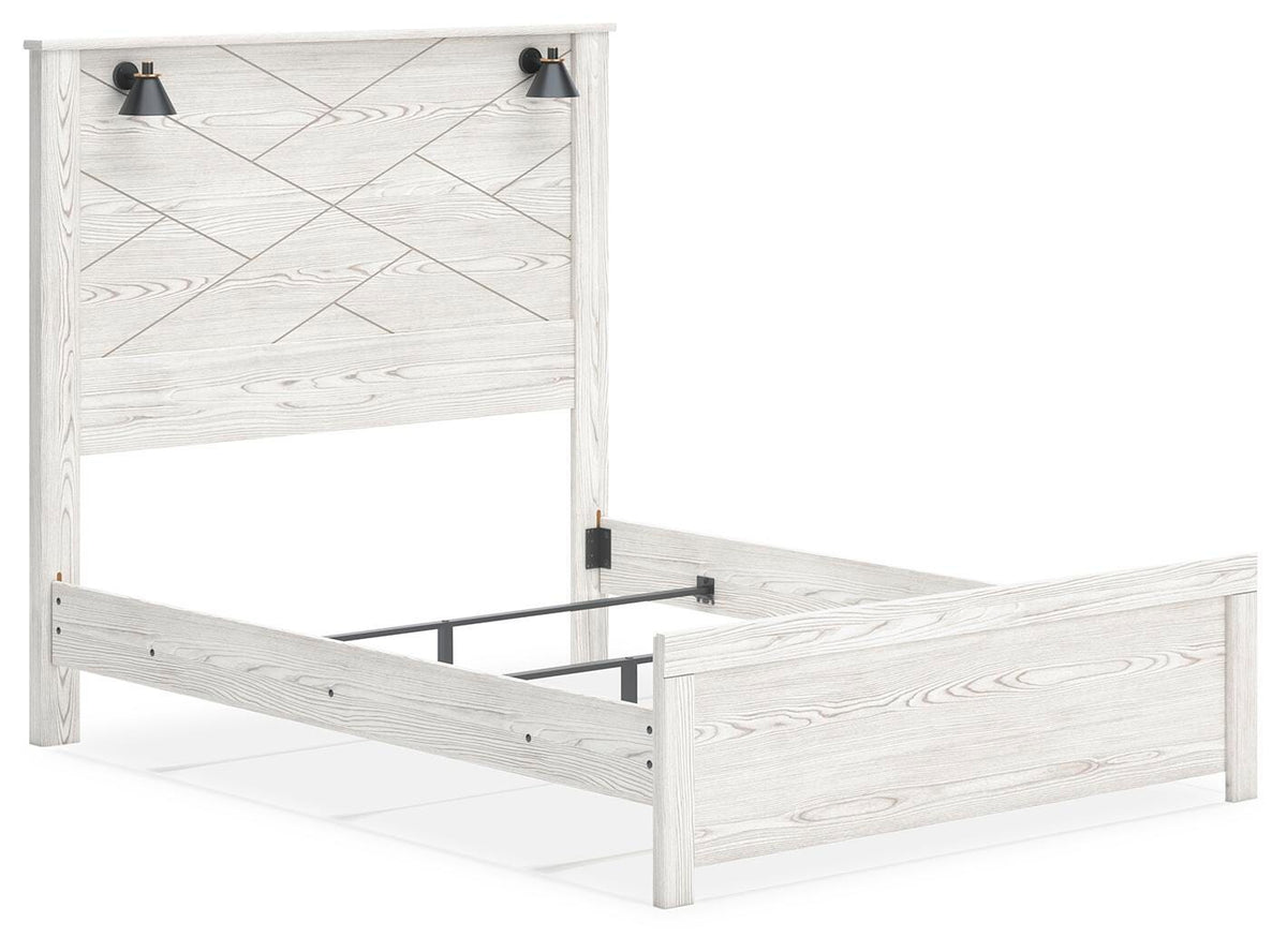 Gerridan Queen Panel Bed, Dresser, Mirror, Chest and Nightstand