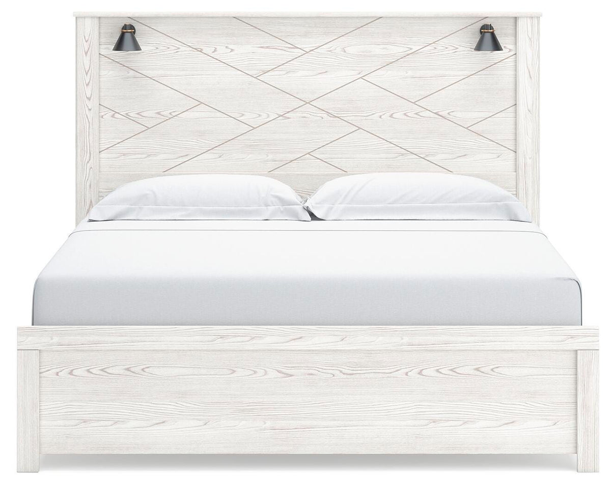 Gerridan King Panel Bed, Dresser, Mirror, Chest and 2 Nightstands
