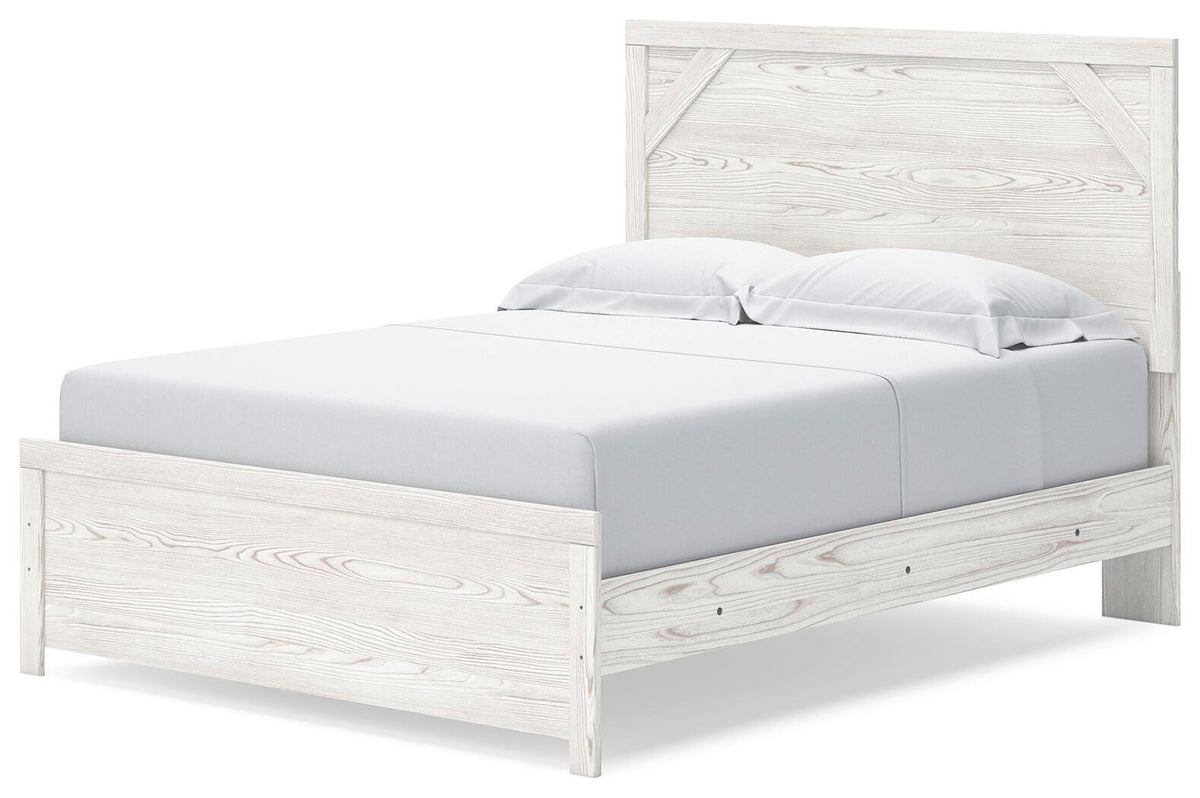 Gerridan Queen Panel Bed, Dresser, Mirror and 2 Nightstands