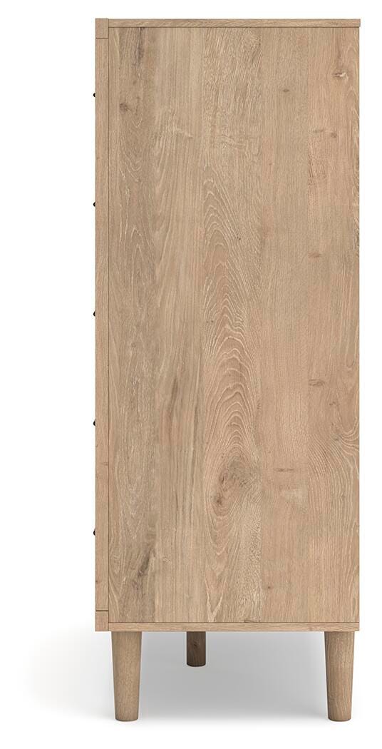 Cielden Panel Headboard Set - Full, Dresser, Mirror and Chest