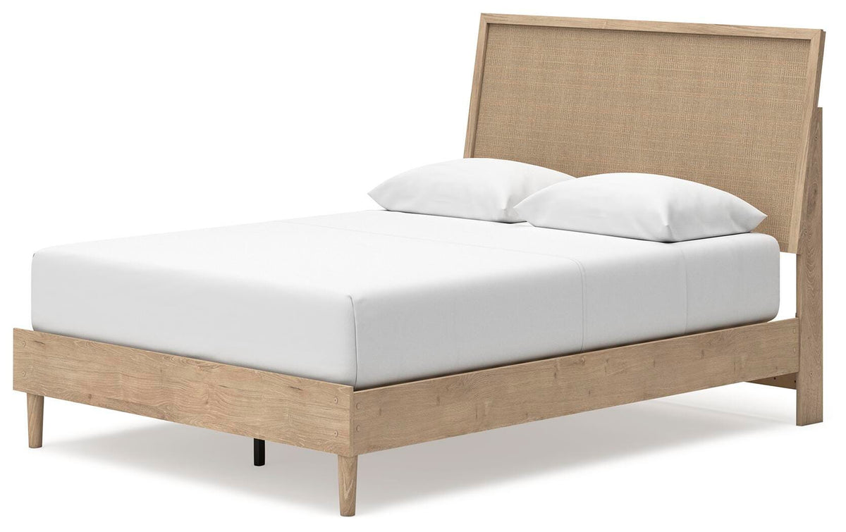 Cielden Panel Bed Set - Queen, Dresser, Mirror and 2 Nightstands