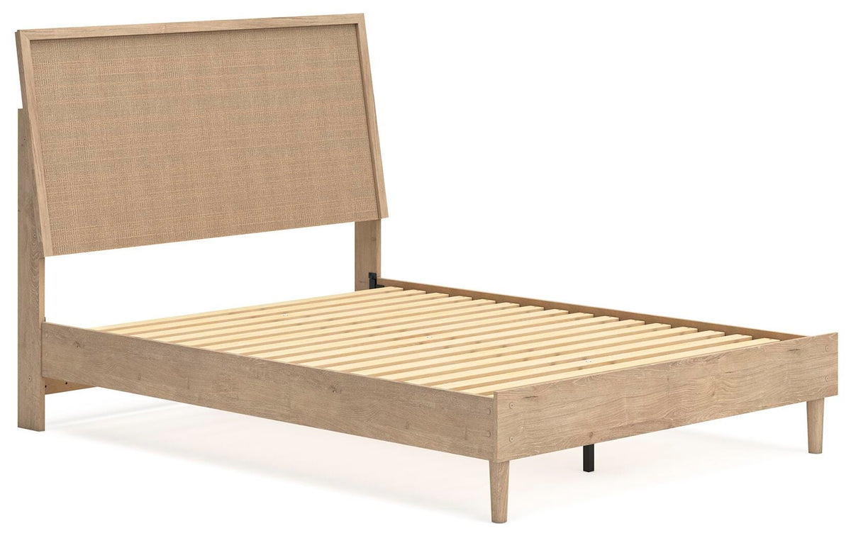 Cielden Queen Panel Bed, Dresser, Mirror and Nightstand