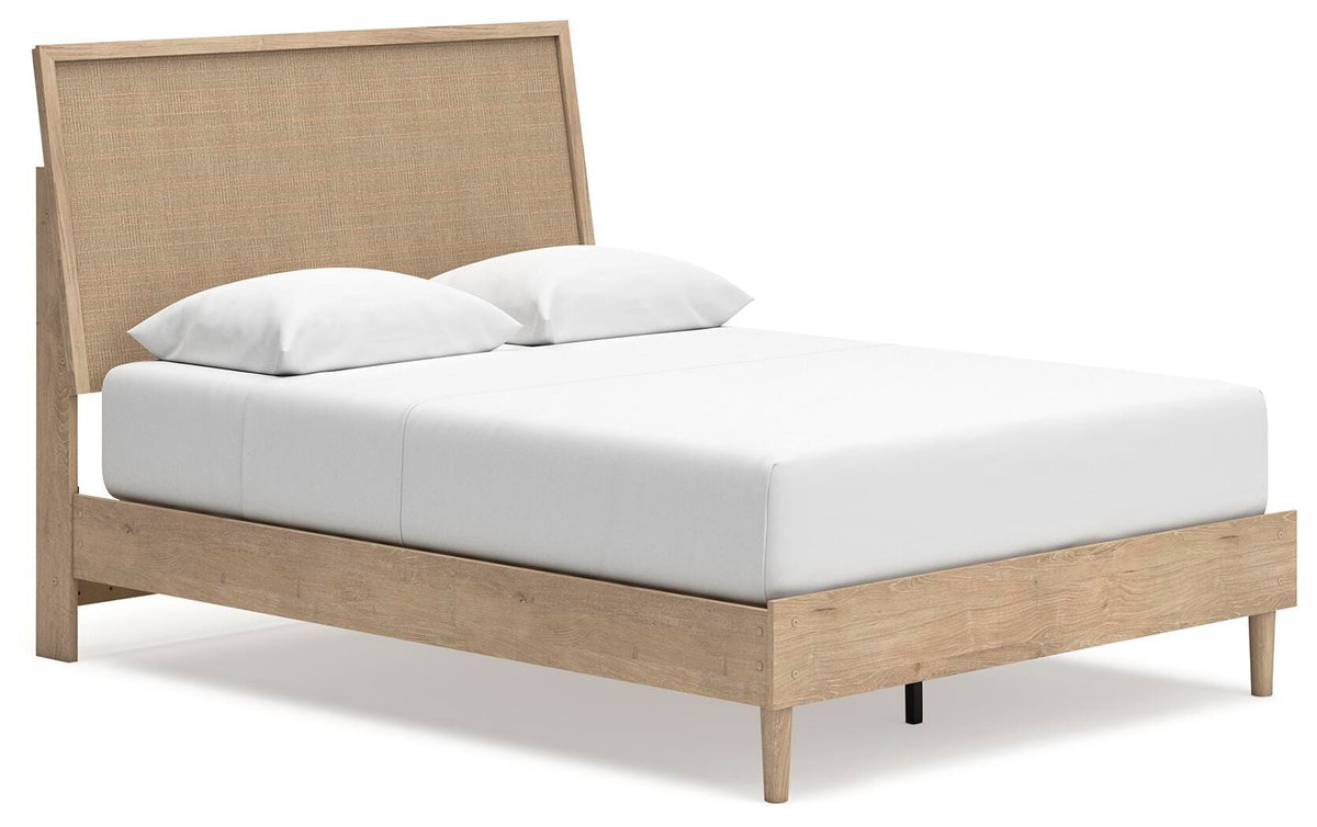 Cielden Queen Panel Bed, Dresser and Nightstand