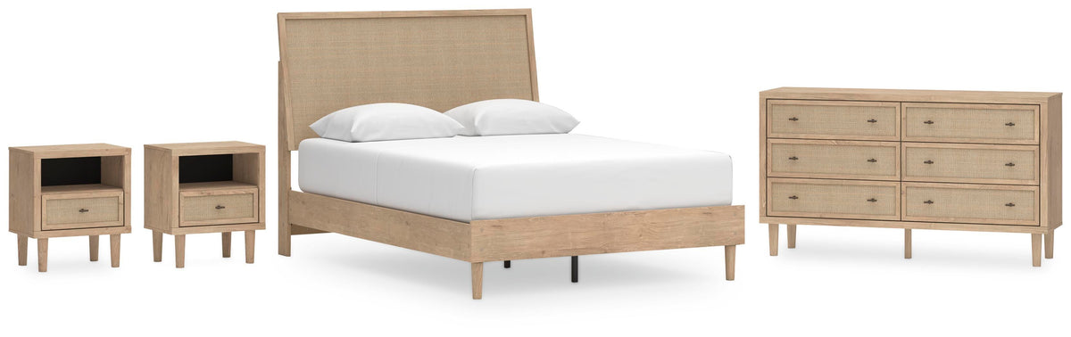 Cielden Panel Bed Set - Queen, Dresser and 2 Nightstands