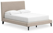 Cielden Queen UPH Bed w/Roll Slats
