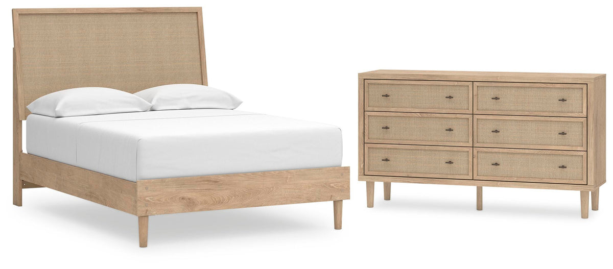 Cielden Panel Bed Set - Full, Dresser
