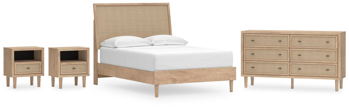 Cielden Panel Bed Set - Full, Dresser and 2 Nightstands