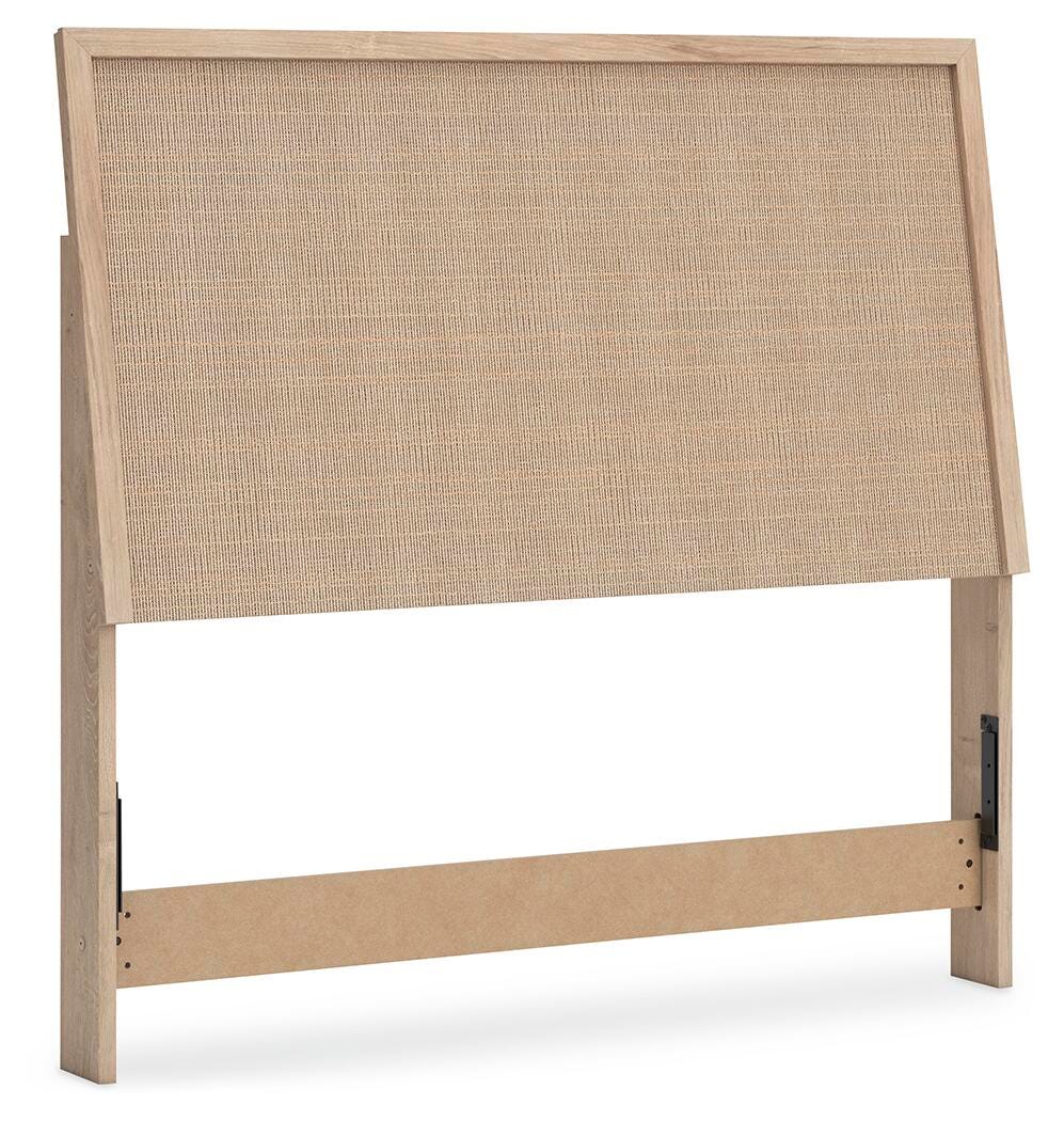 Cielden Upholstered Panel Bed Set - Mirrored Dresser, Chest and 2 Nightstands