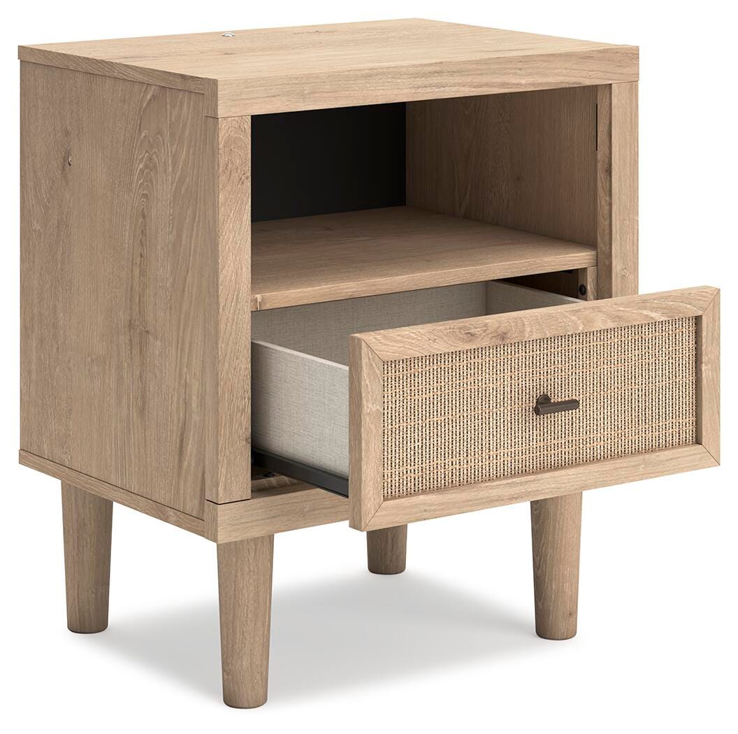 Cielden Queen Upholstered Bed, Dresser and 2 Nightstands