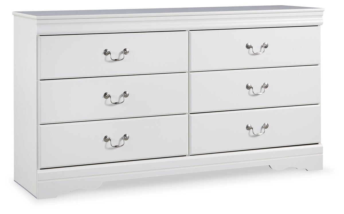 Anarasia Sleigh Headboard Set - Twin, Dresser