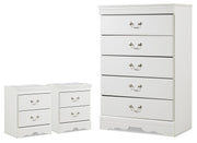 Anarasia Chest and 2 Nightstands