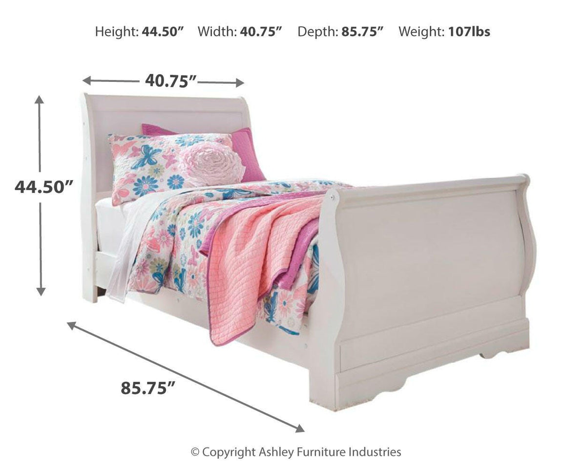 Anarasia Queen Sleigh Bed