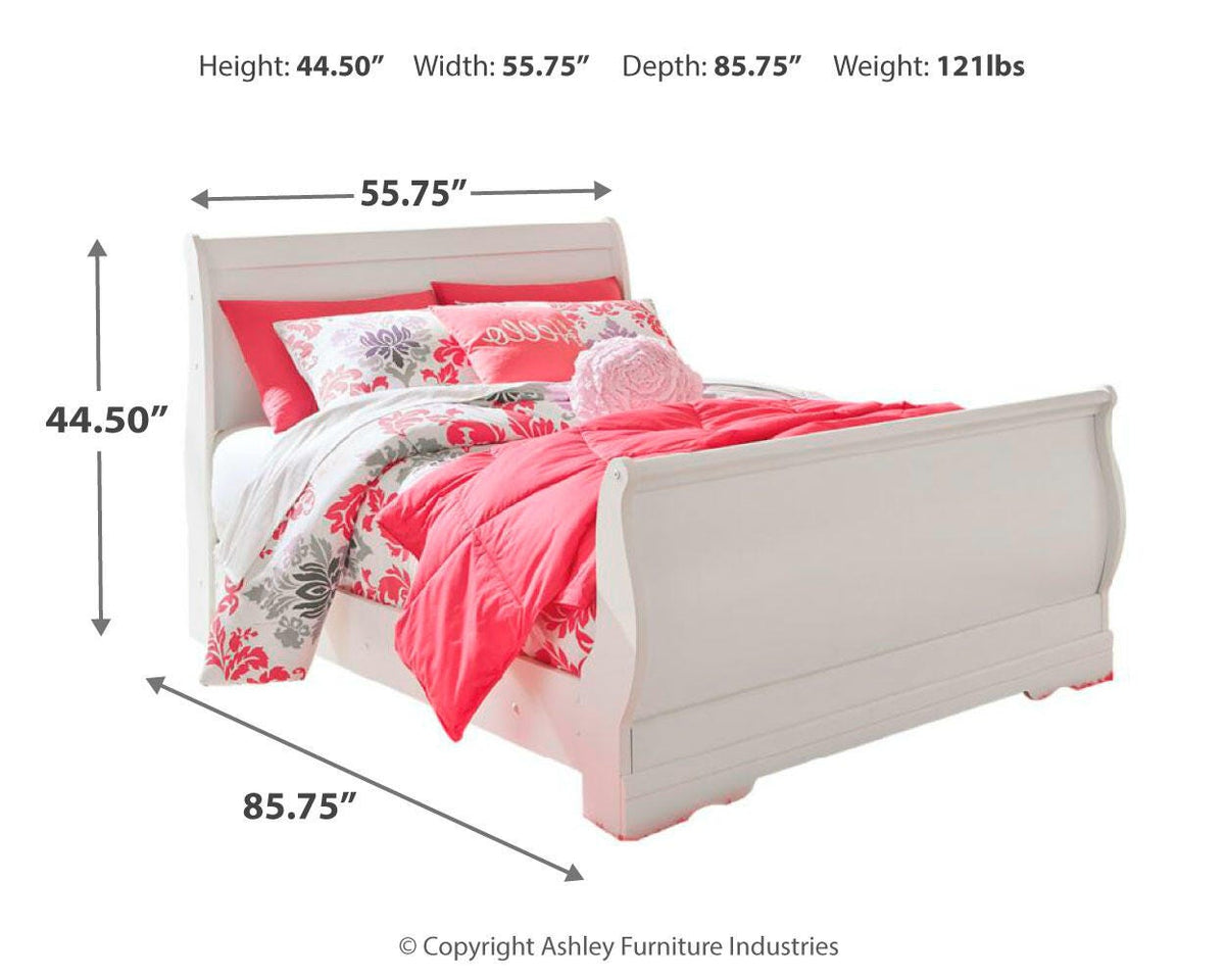 Anarasia Sleigh Bed - Full