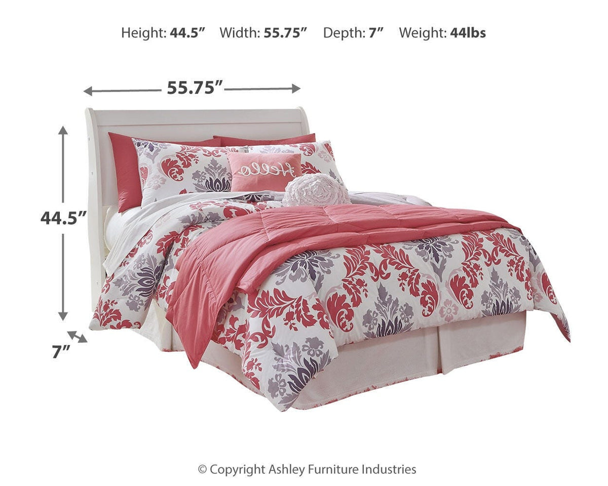 Anarasia Sleigh Headboard Set - Full, Dresser