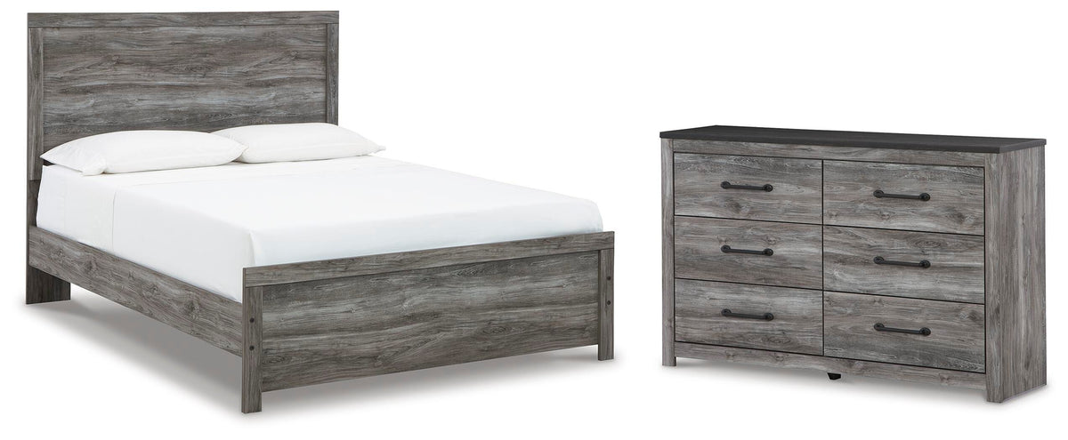 Bronyan Queen Panel Bed and Dresser