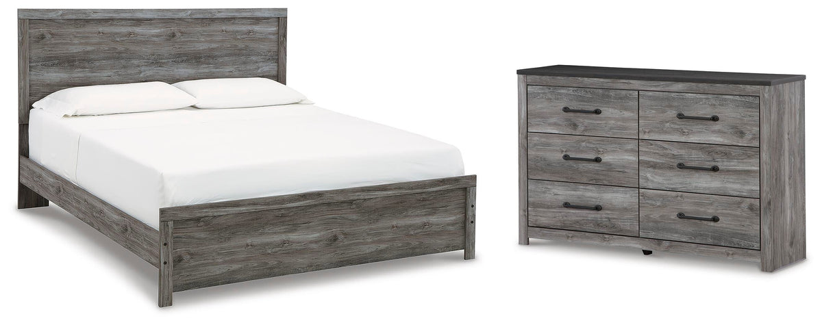 Bronyan Panel Bed Set - King, Dresser