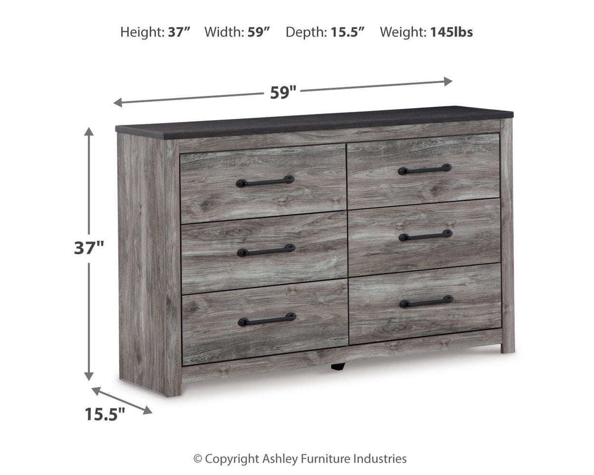 Bronyan Queen Panel Bed and Dresser