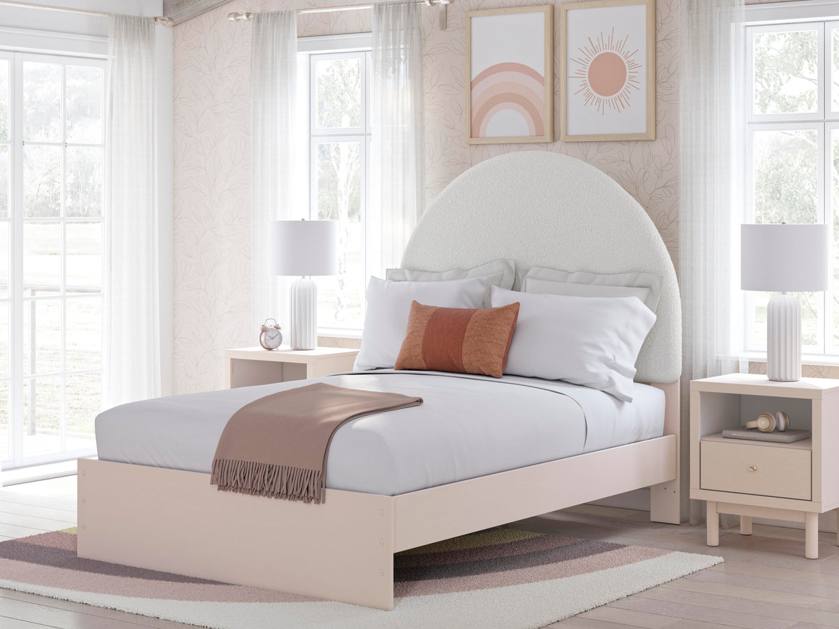 Wistenpine Twin Upholstered Panel Bed