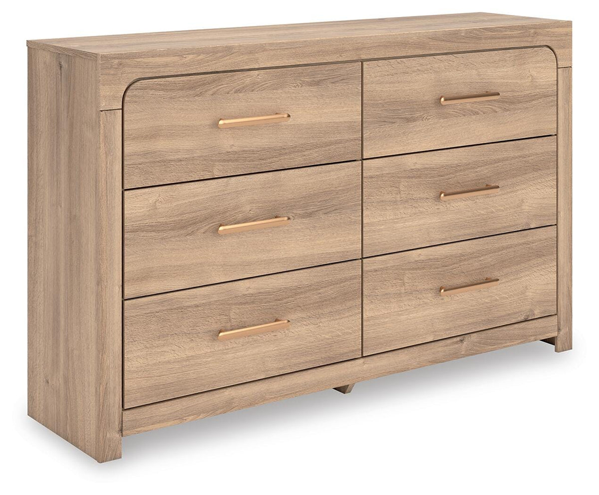 Kinlanni Upholstered Platform Bed Set - Queen, Dresser