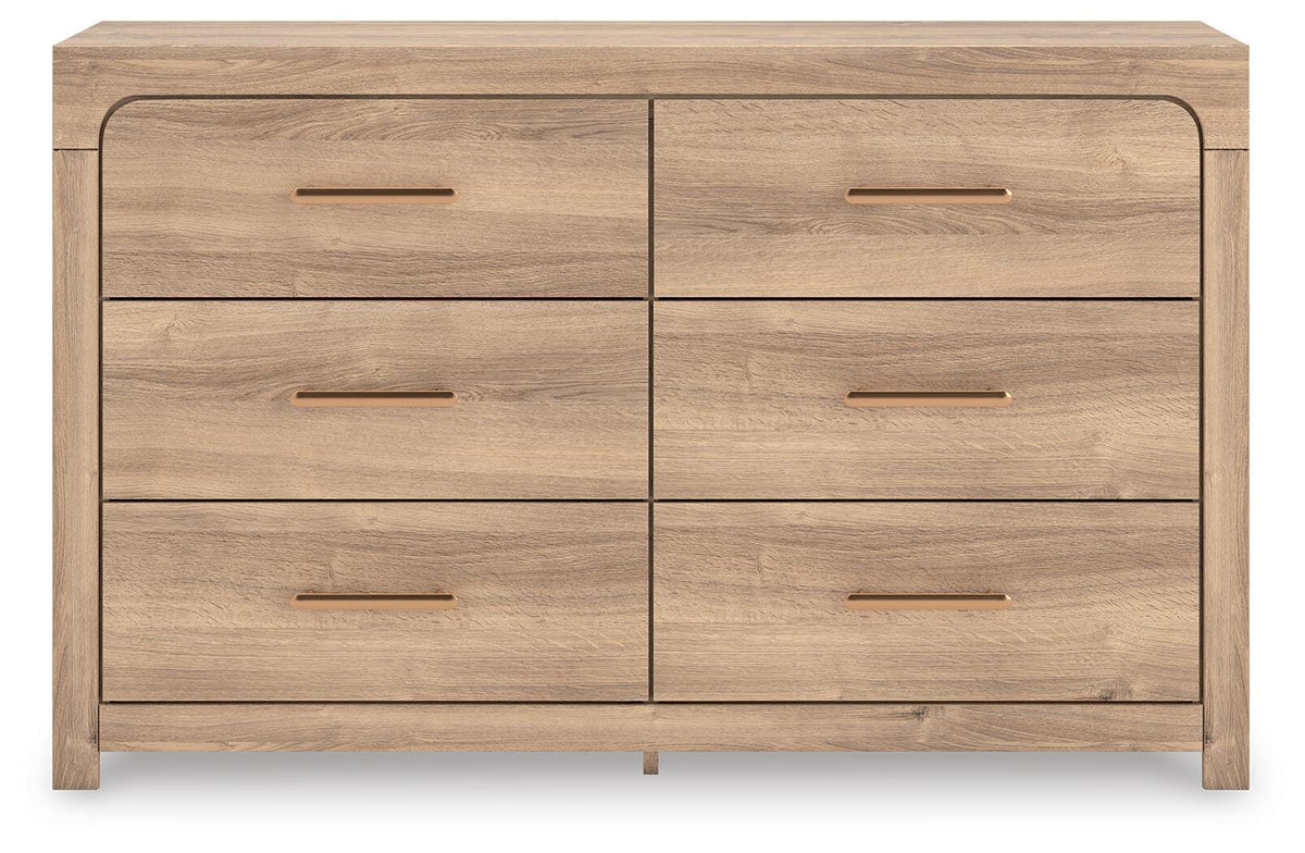 Kinlanni Upholstered Platform Bed Set - Queen, Dresser