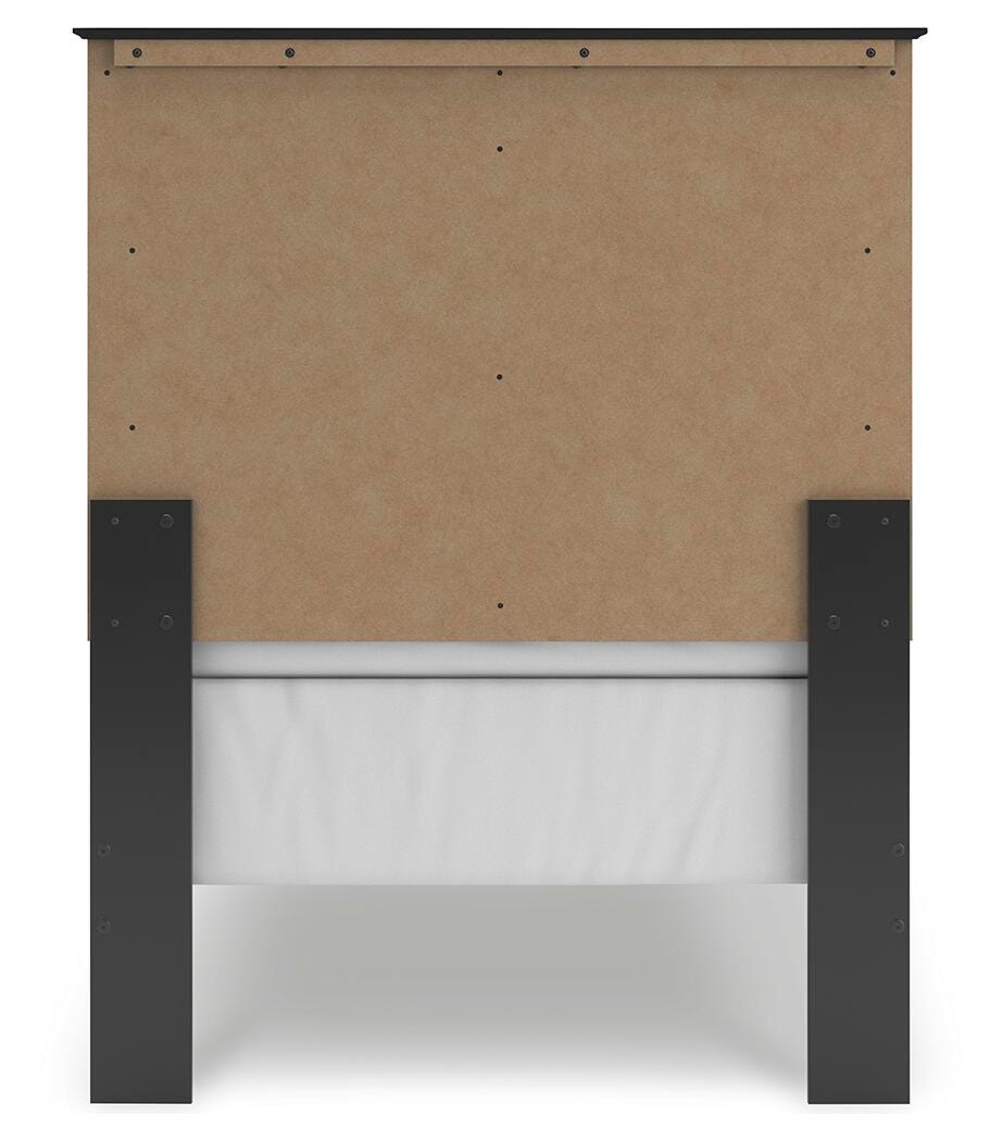 Maribel Twin Panel Bed and Nightstand
