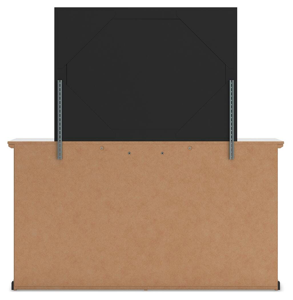 Maribel Full Panel Bed, Dresser, Mirror and Nightstand