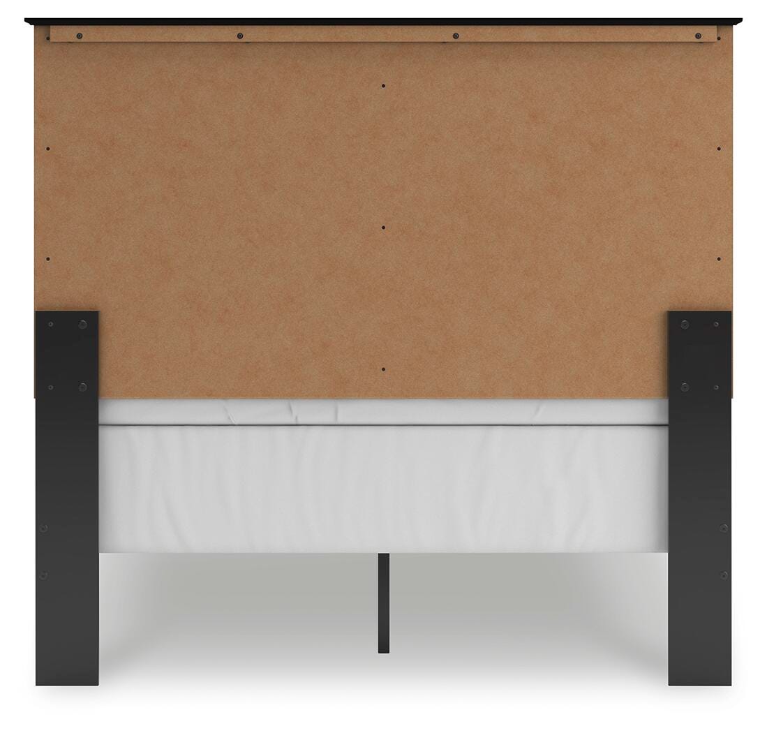 Maribel Full Panel Bed, Dresser, Mirror and Chest