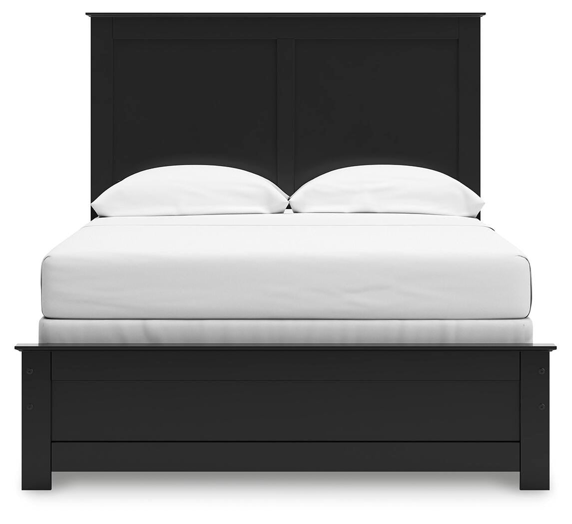 Maribel Full Panel Bed, Dresser and Mirror