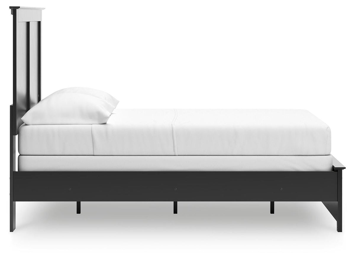 Maribel Full Panel Bed, Dresser and Mirror