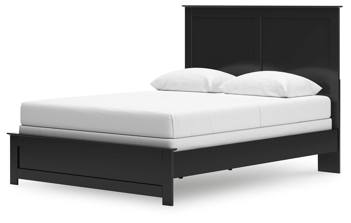 Maribel Queen Panel Bed, Dresser, Mirror, Chest and 2 Nightstands